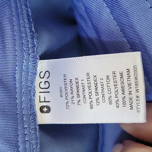Figs Ceil Blue Zamora Joggers Women Size‎ Medium Medical Dental Assistant Office - Picture 7 of 11